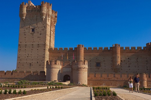 Castillo de La Mota en Medina del Campo. Alamy